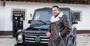 Arnold Schwarzenegger i jego elektryczny Mercedes G