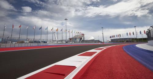 GP Rosji 2015 - ustawienie na starcie wycigu