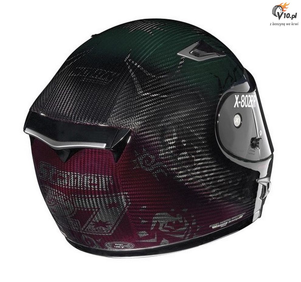 Casey Stoner i jego nowy kask SuperHero X-Lite X-802RR Ultra Carbon