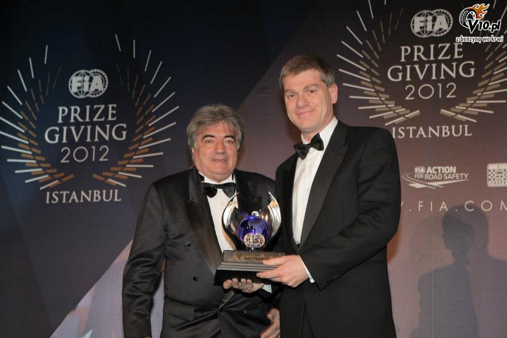 Gala FIA wrczenia nagrd za sezon 2012