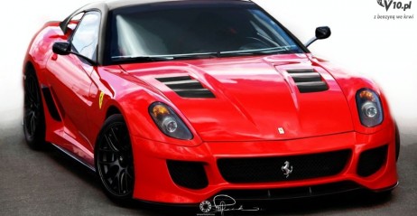 Nowe Ferrari 599 GTO - wizualizacja