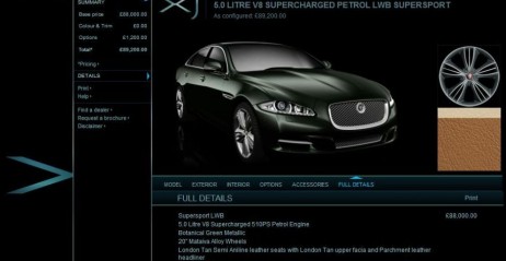 Jaguar XJ - konfigurator