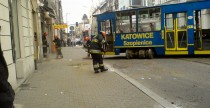 wypadek tramwaju w Katowicach