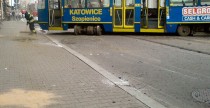 wypadek tramwaju w Katowicach