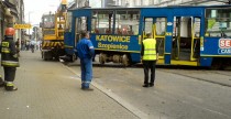 wypadek tramwaju w Katowicach