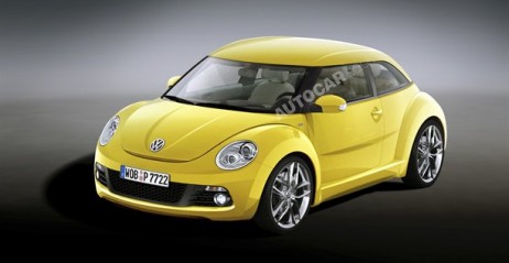 Nowy Volkswagen New Beetle II - wizualizacja