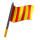 Ż&oacute;łta flaga w czerwone pasy
