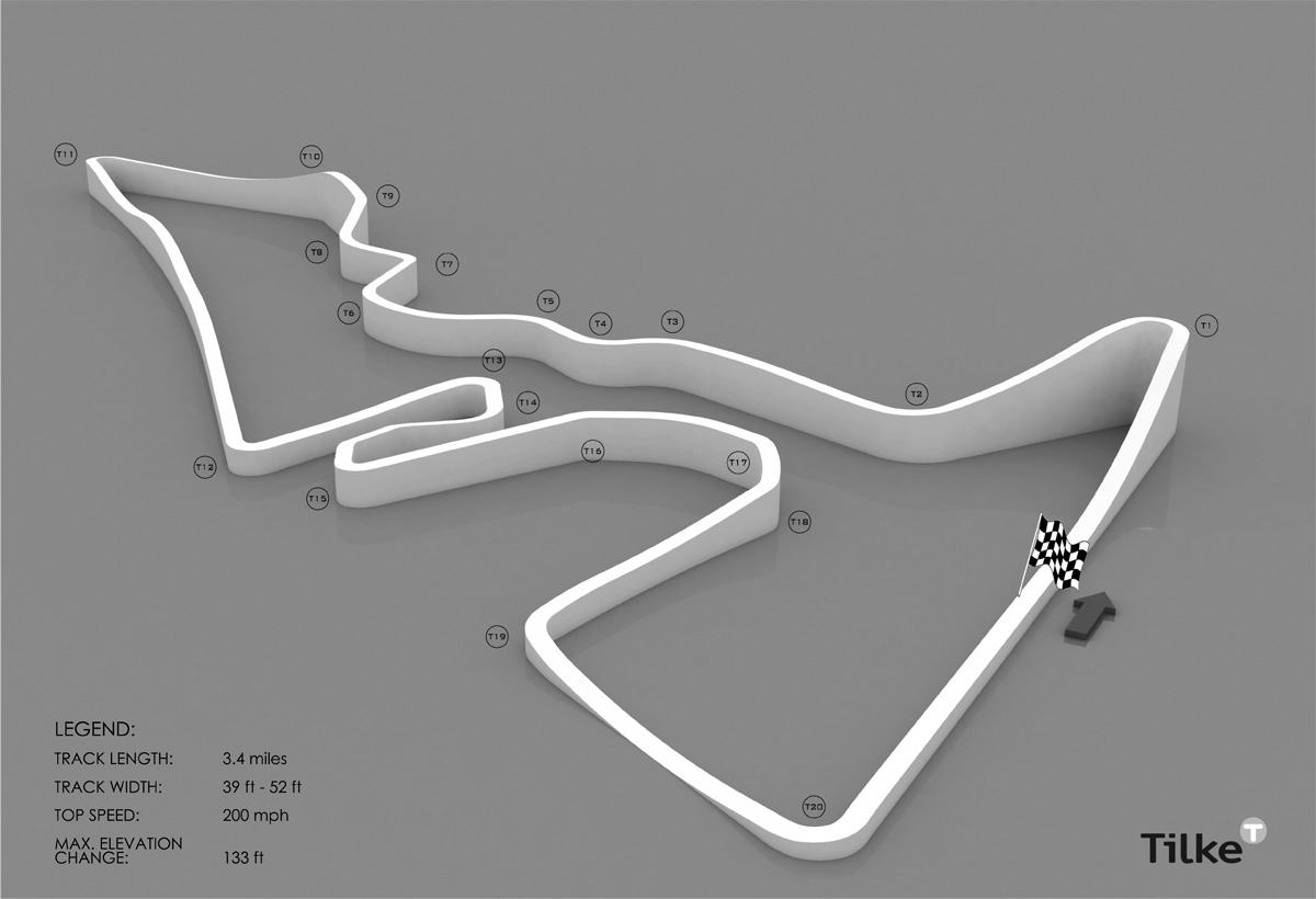 Circuit of the Americas - mapka