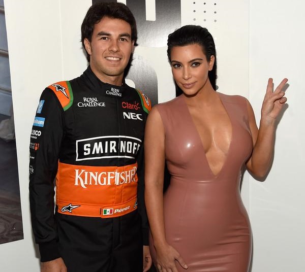 Zdjęcie dnia: Sergio Perez z Kim Kardashian