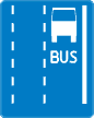 D-12, Pas ruchu dla autobus&oacute;w