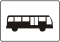 T-23f, Tabliczka wskazująca, że znak dotyczy autobusów
