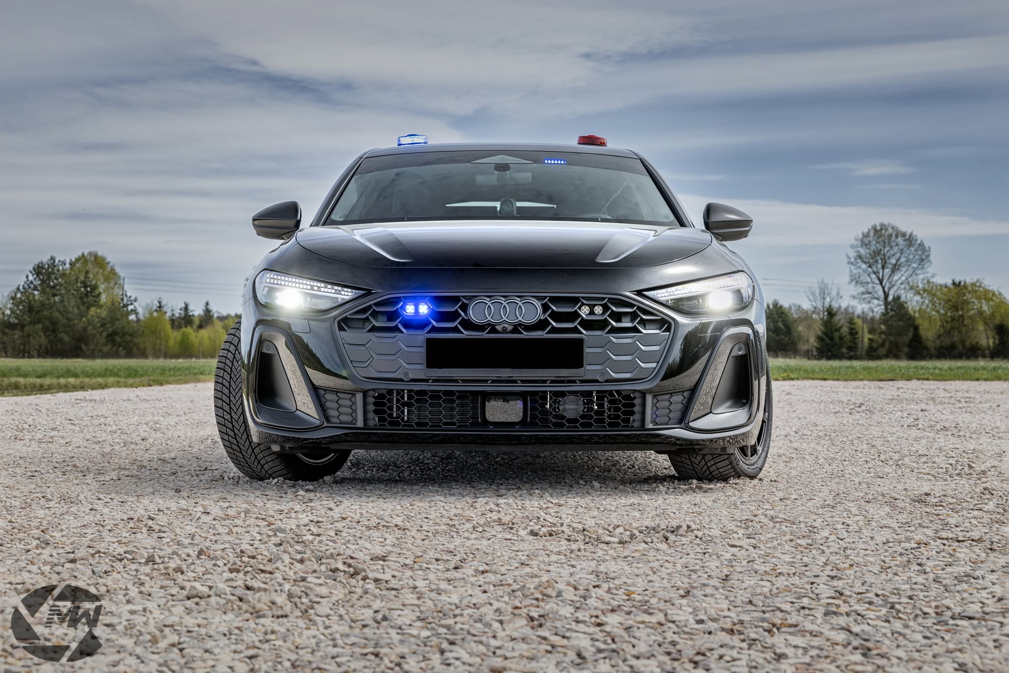 Policyjne Audi A5 (fot. Audi Grupa Plichta)
