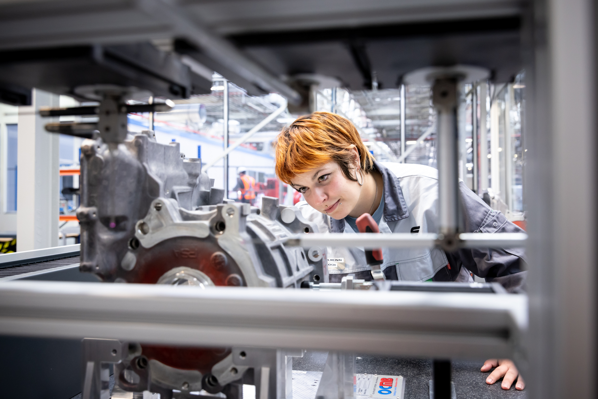 Production line at Trémery plant in France, Stellantis
