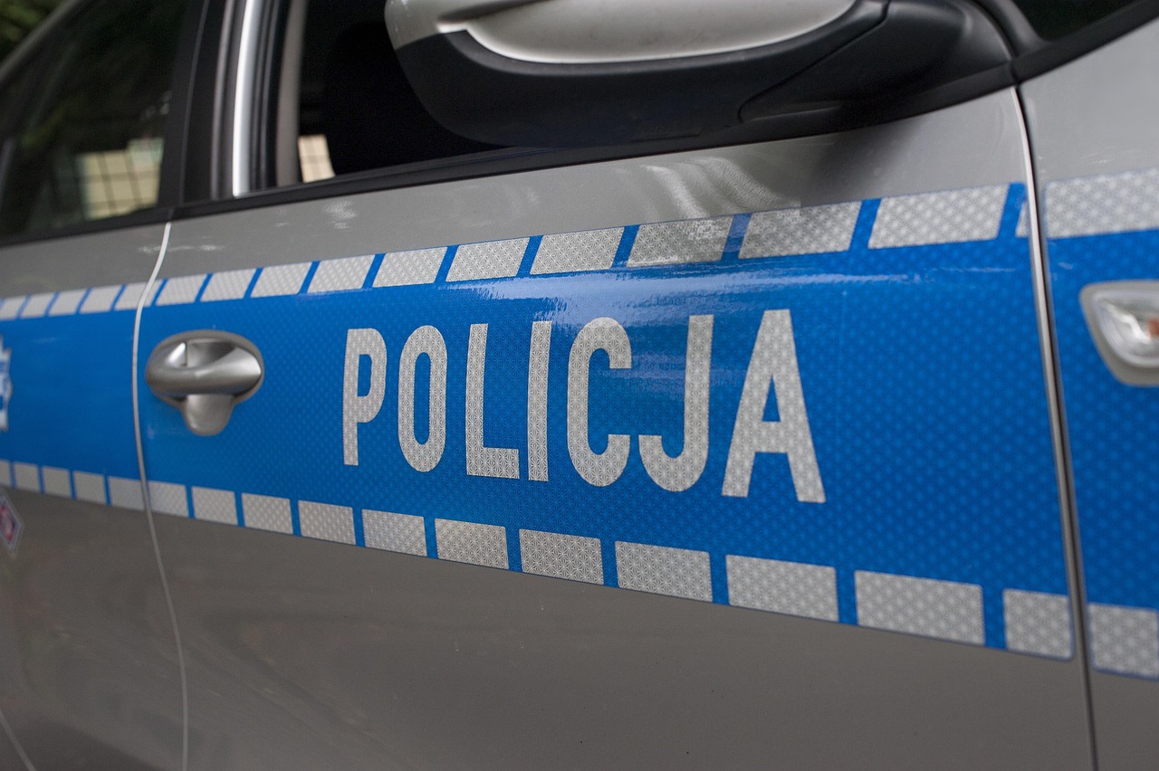Polska policja (fot. Andrzej Rembowski / Pixabay)