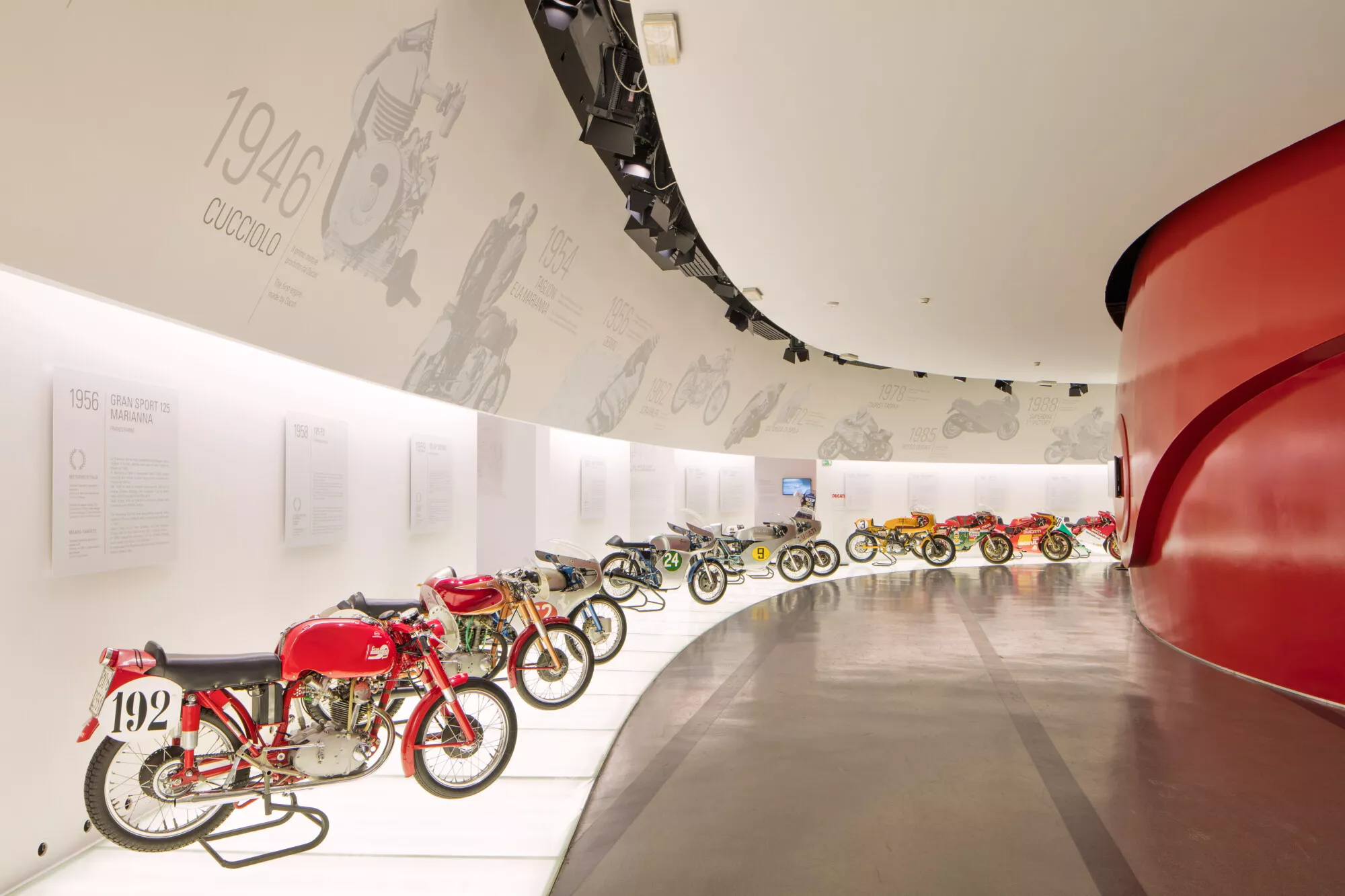 Motocykle Ducati w muzeum marki (fot. Ducati)