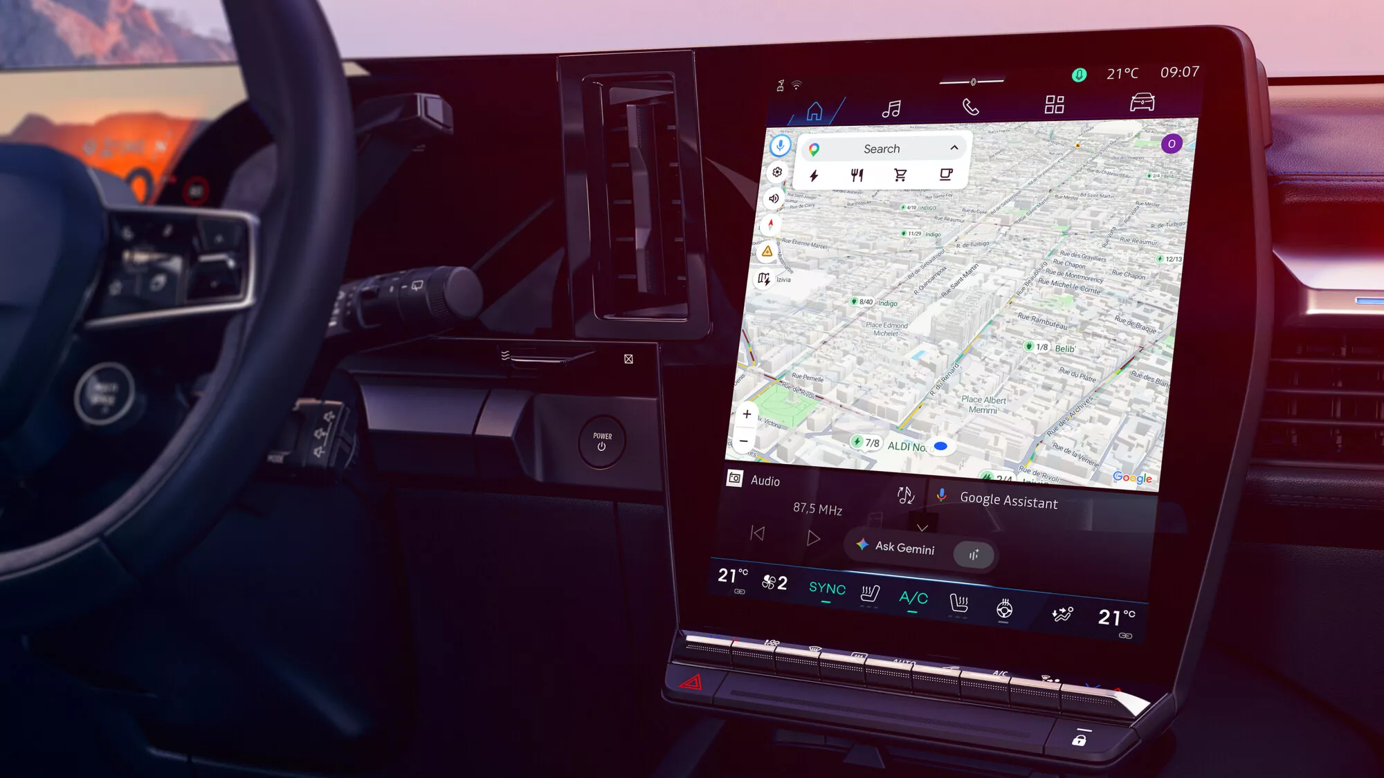 Google Gemini z openR link (fot. Renault)