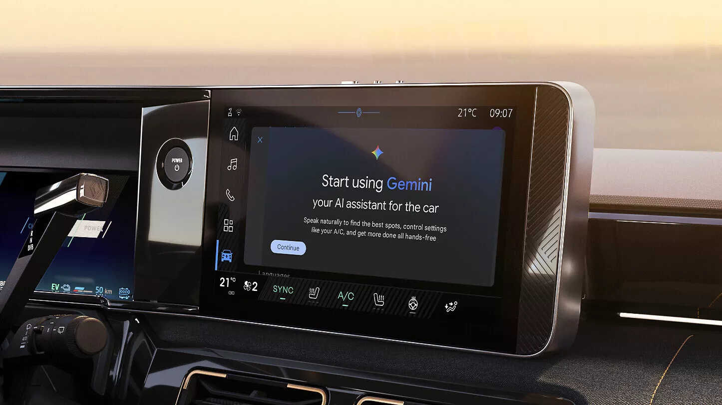 Google Gemini z openR link (fot. Renault)