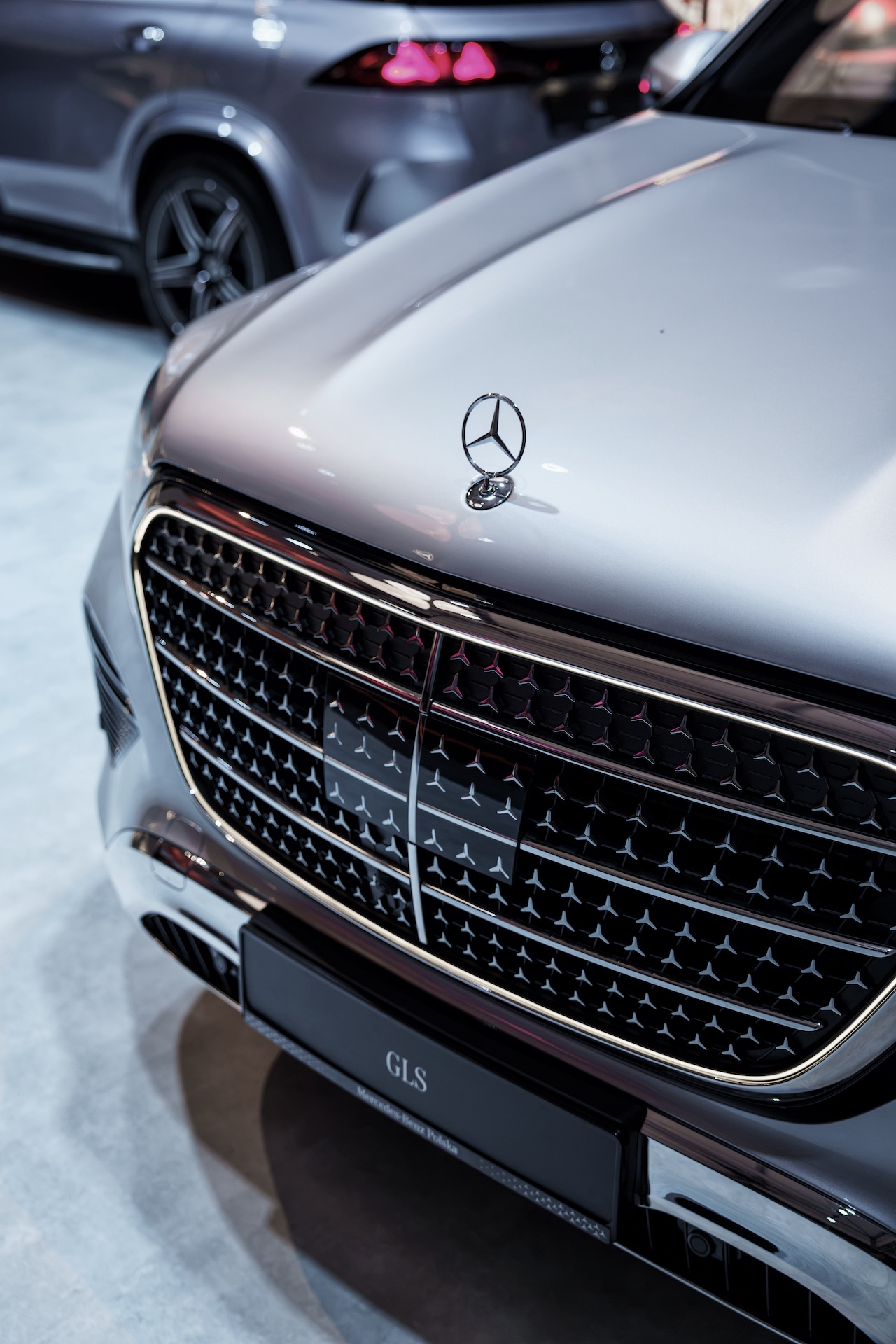 Mercedes-Benz GLS po liftingu (2026) gwiazda na masce