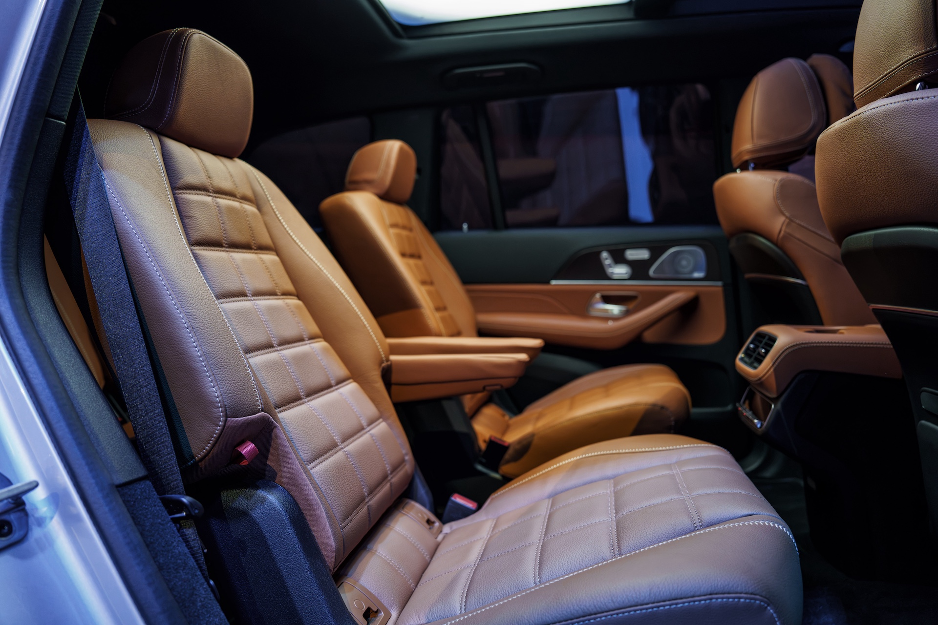 Mercedes-Benz GLS po liftingu (2026) tylne fotele