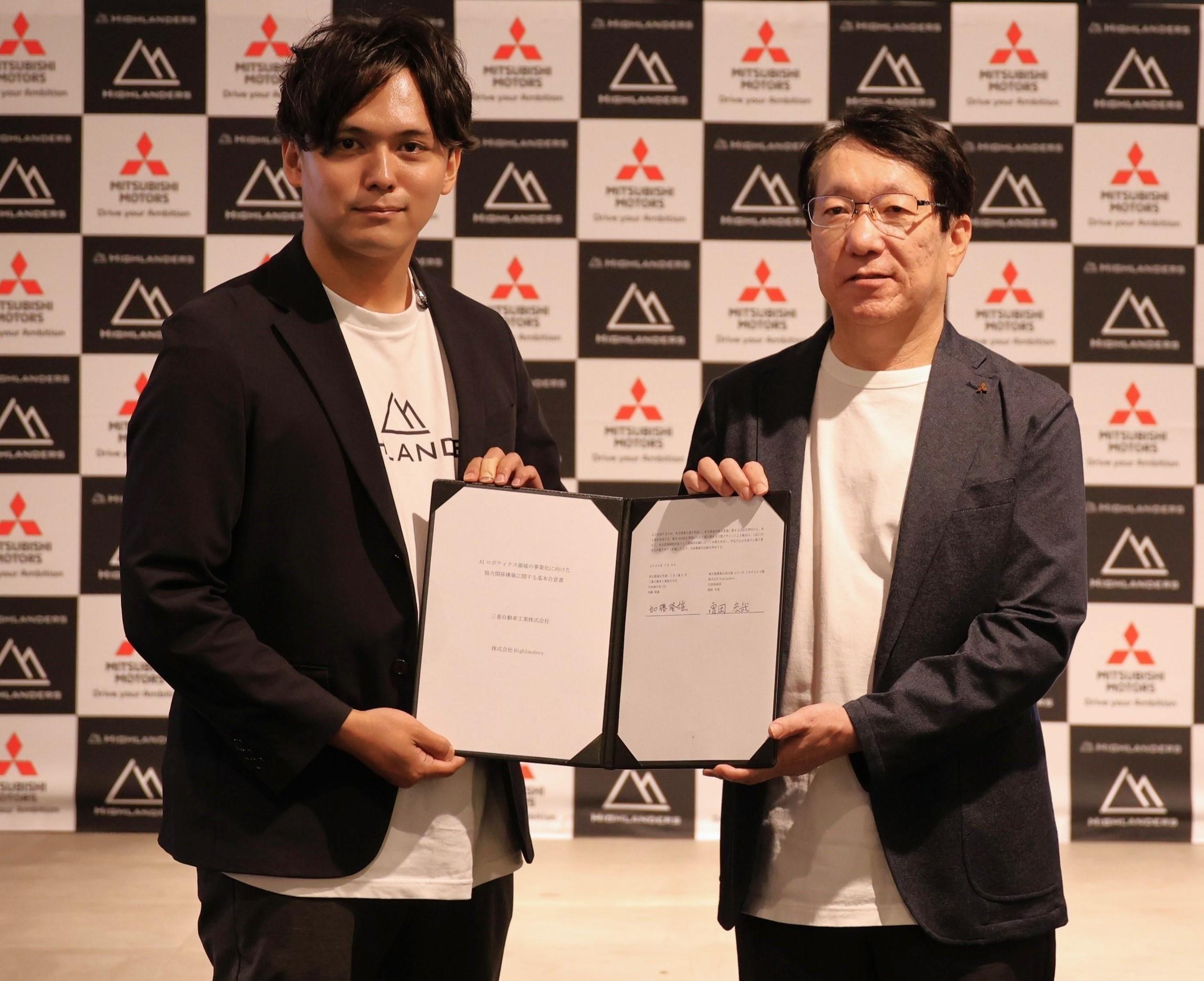 Mitsubishi Motors i Highlanders wyprodukują roboty humanoidalne (fot. Mitsubishi Motors)
