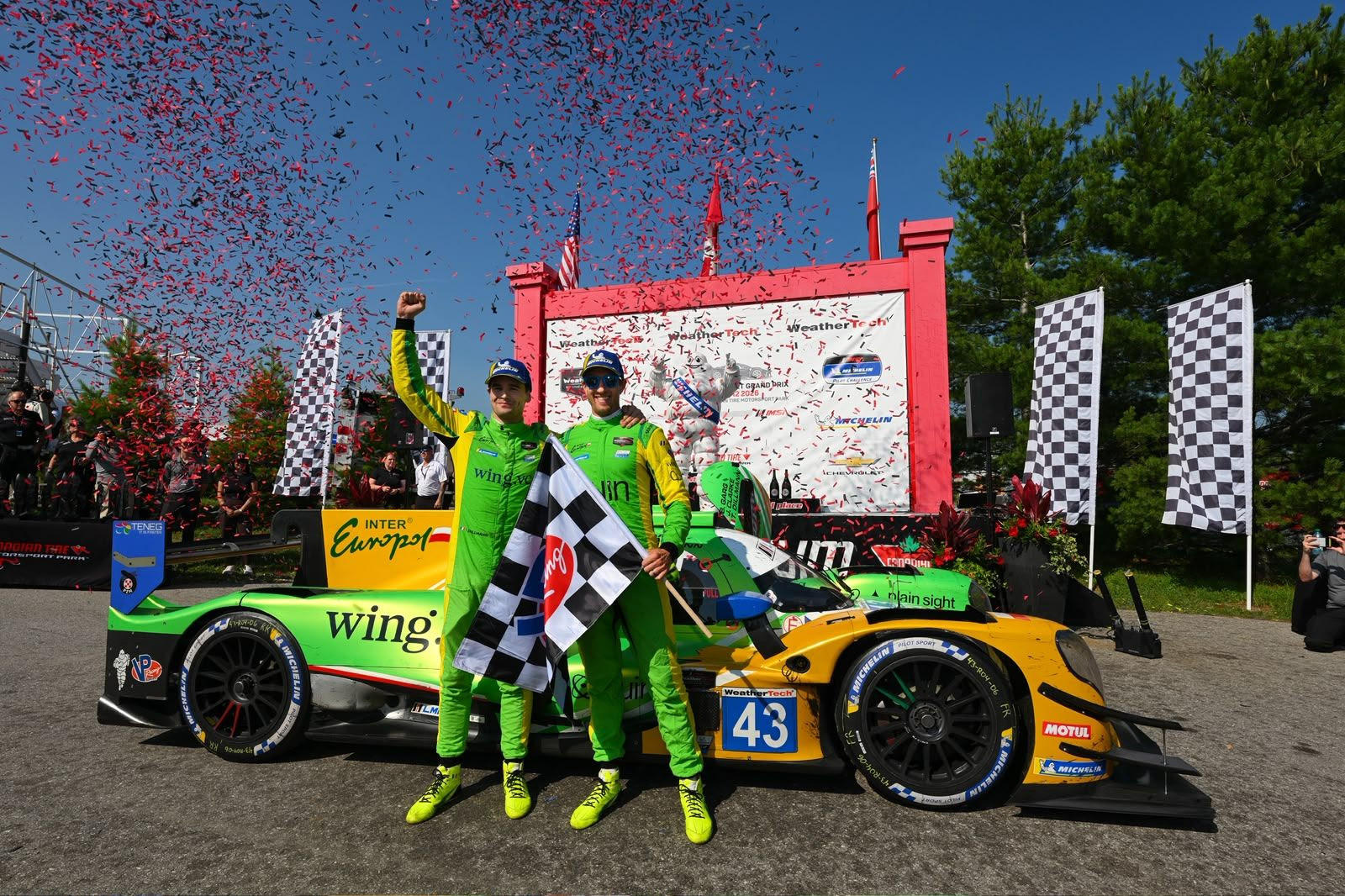 Inter Europol Competition (Tom Dillmann / Jeremy Clarke) wygrywa w IMSA w Kanadzie (fot. Inter Europol Competition)