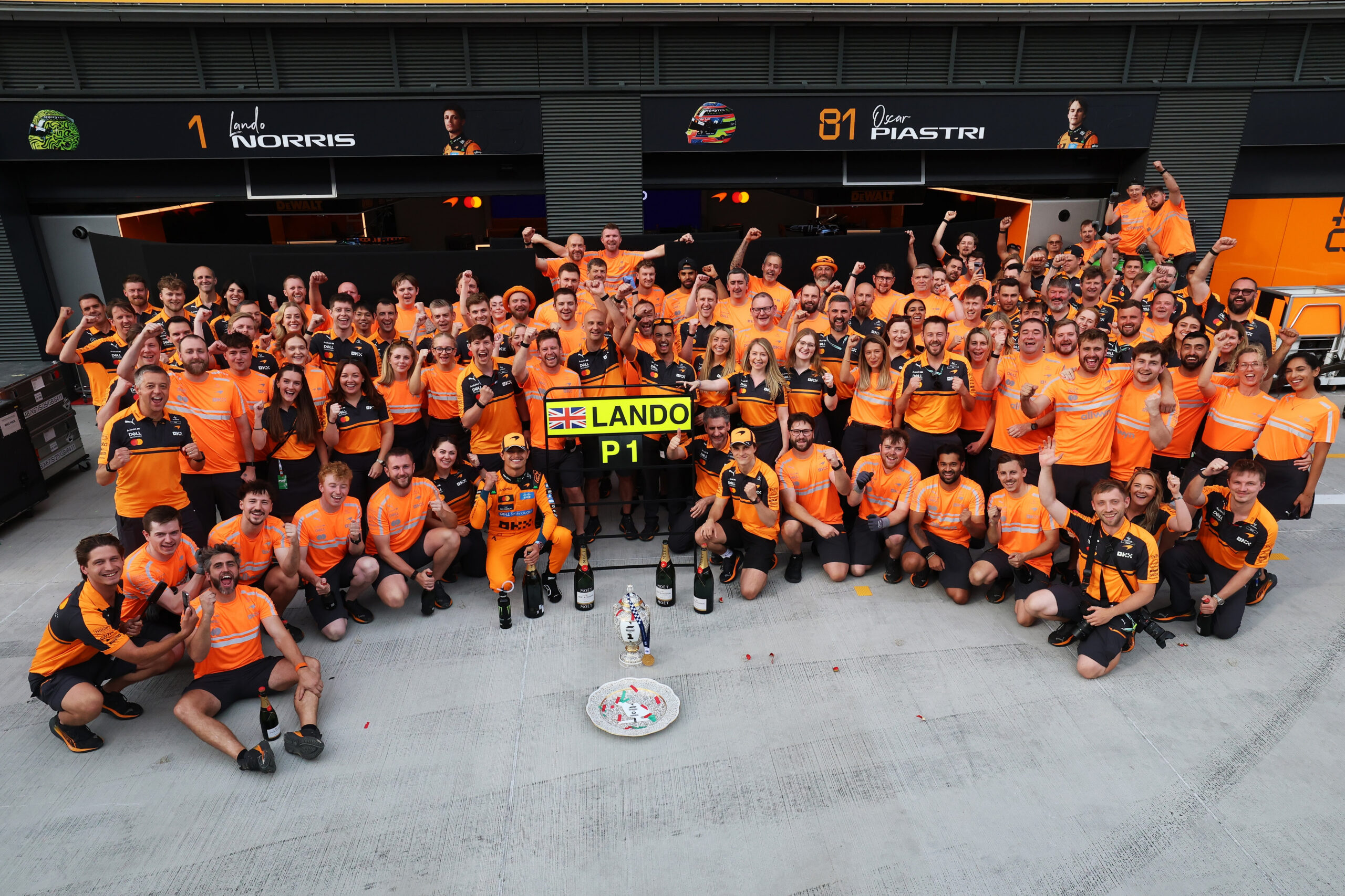 Grand Prix Węgier, kt&oacute;re wygrał Lando Norris (fot. McLaren)