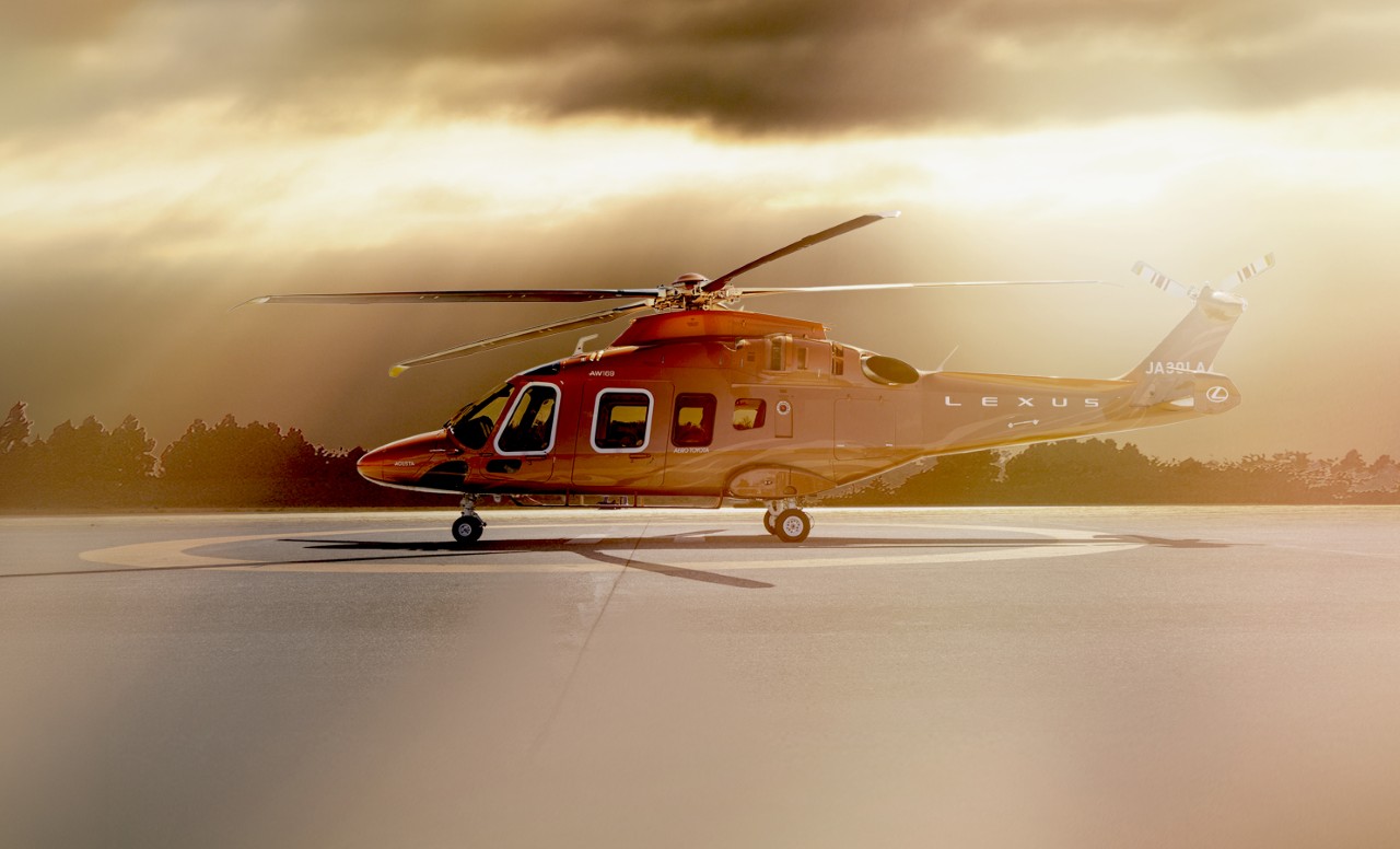 Lexus Helicopter – Leonardo AW169 (fot. Lexus Flight)
