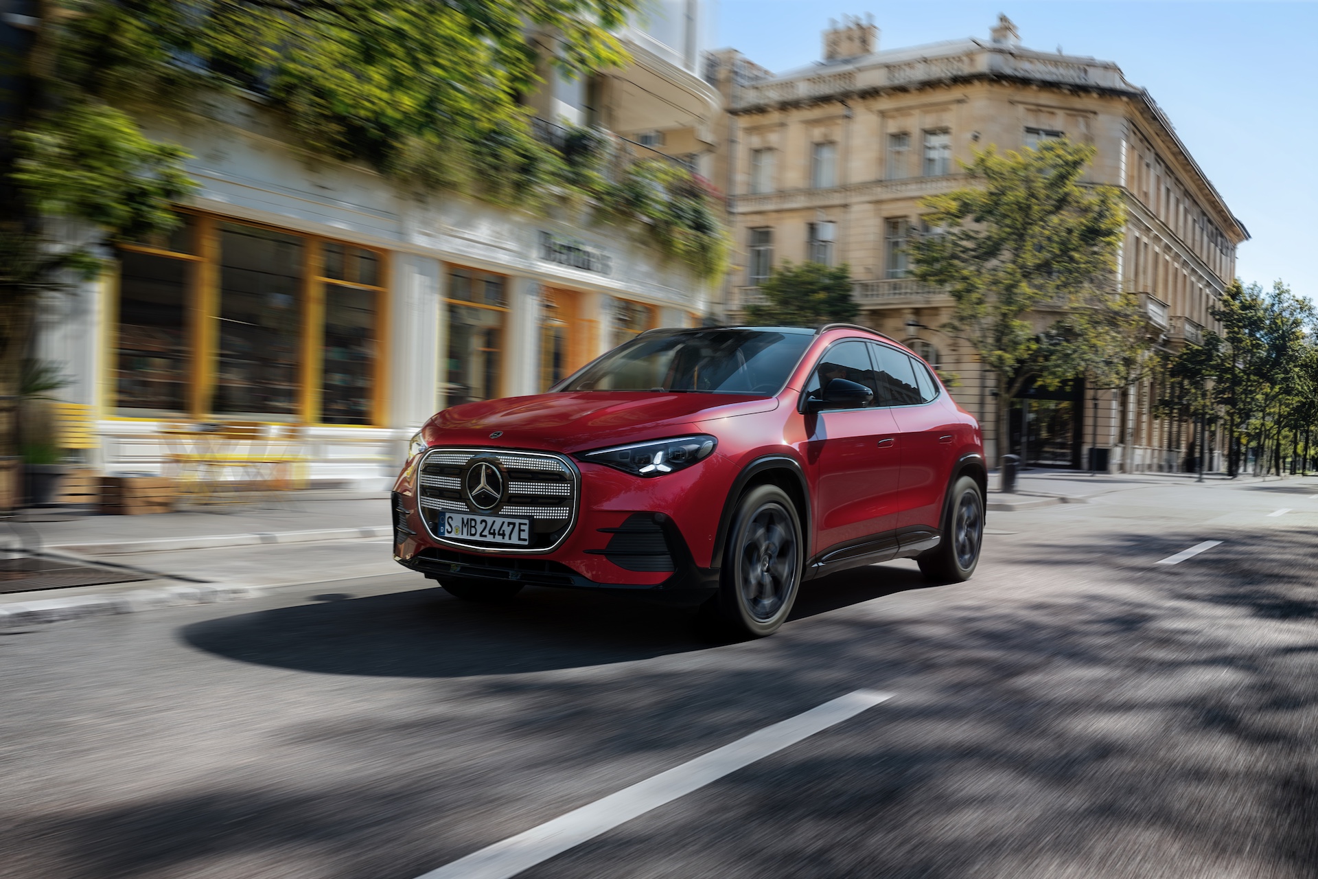 Mercedes GLA elektryczny 2026 przód