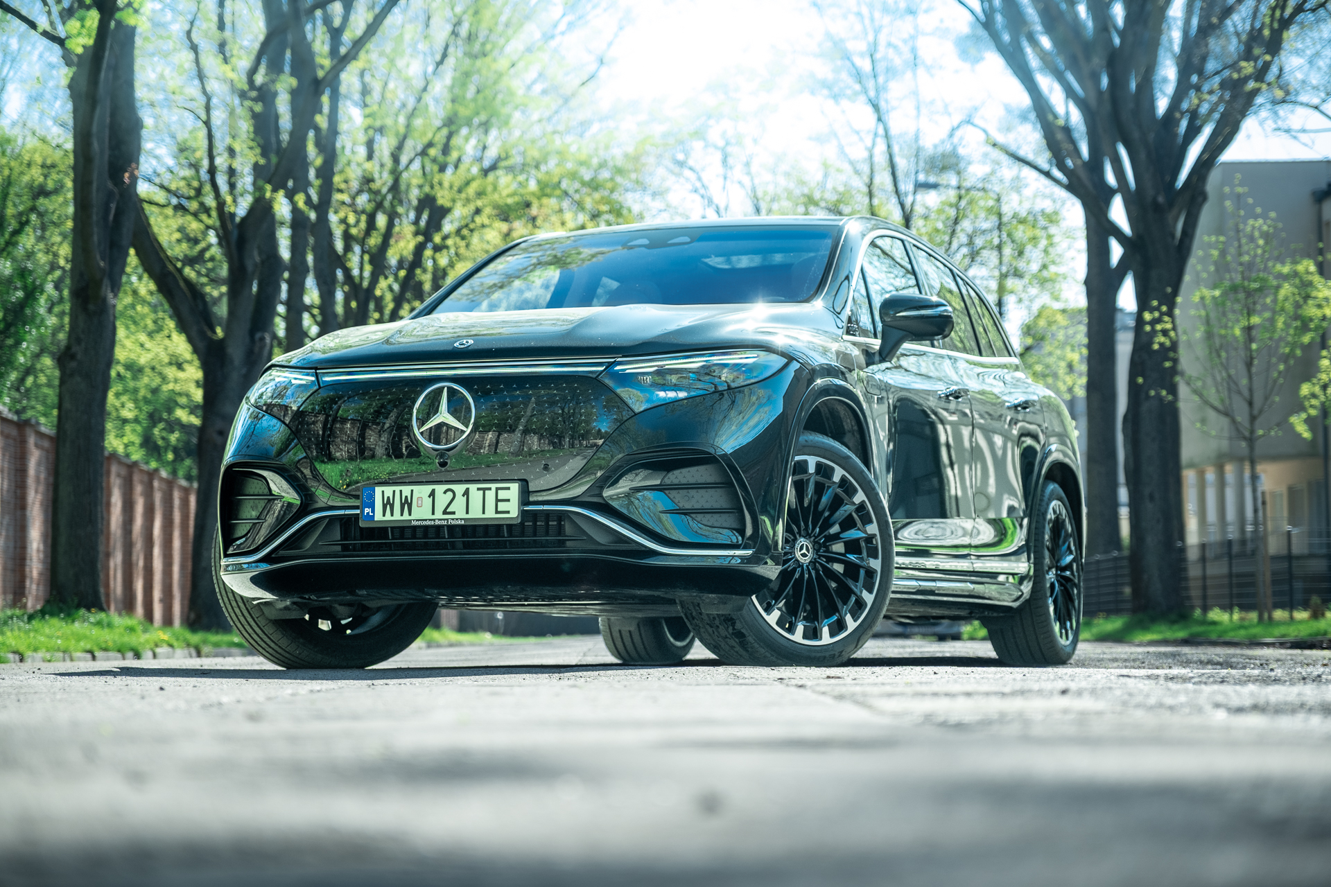 Mercedes-Benz EQS SUV 580 4MATIC widok 3/4 przód