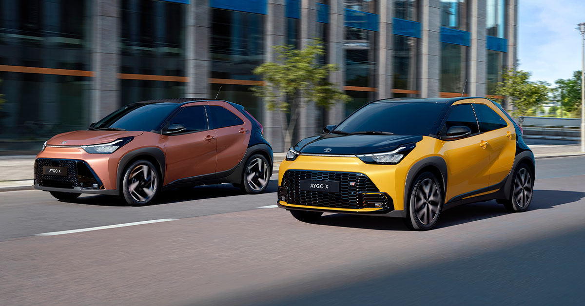 Toyota Aygo X HEV i Toyota Aygo X GT Sport (fot. Toyota)