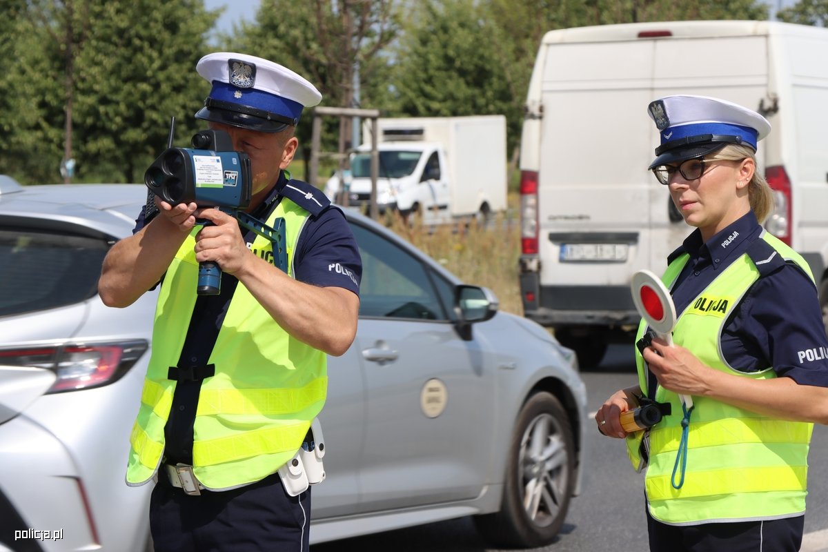 Kontrola prędkości (fot. Policja)