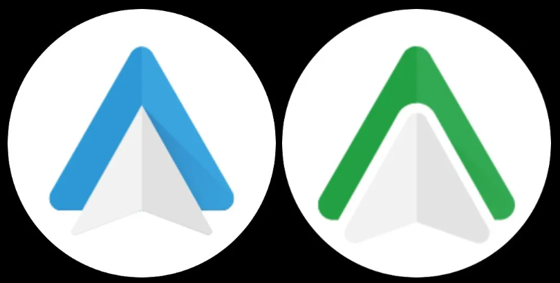 Stare i nowe logo Android Auto (fot. 9to5Google)