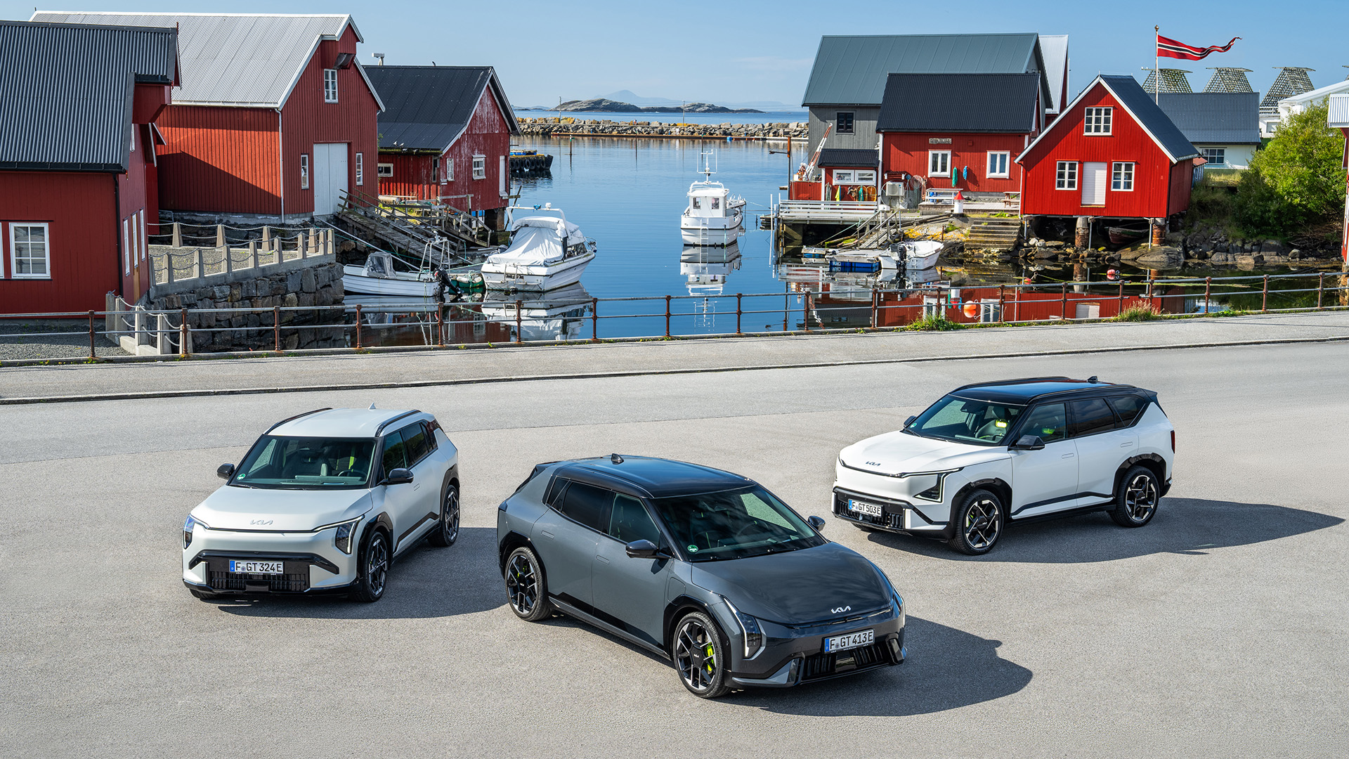 Kia EV3 GT, Kia EV4 GT oraz Kia EV5 GT (fot. Kia)