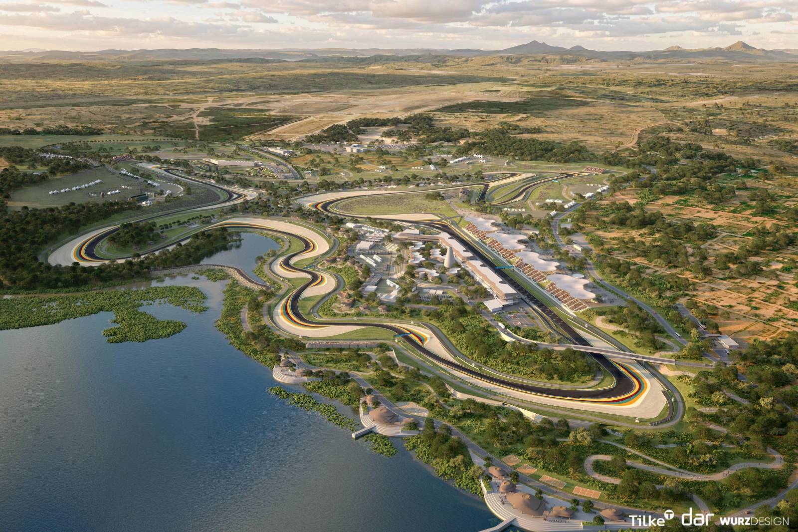 Formuła 1 doczeka się Grand Prix Afryki w Rwandzie (fot. Tilke / WurzDesign / Formuła 1)