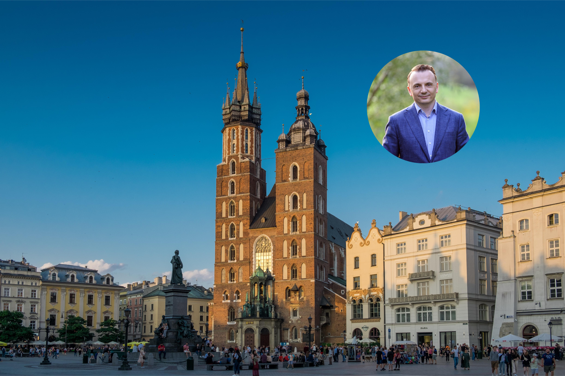 Czy Kraków doczeka się SCT w nowej formie? (Fot. krystianwin / Pixabay + Łukasz Gibała / FB)