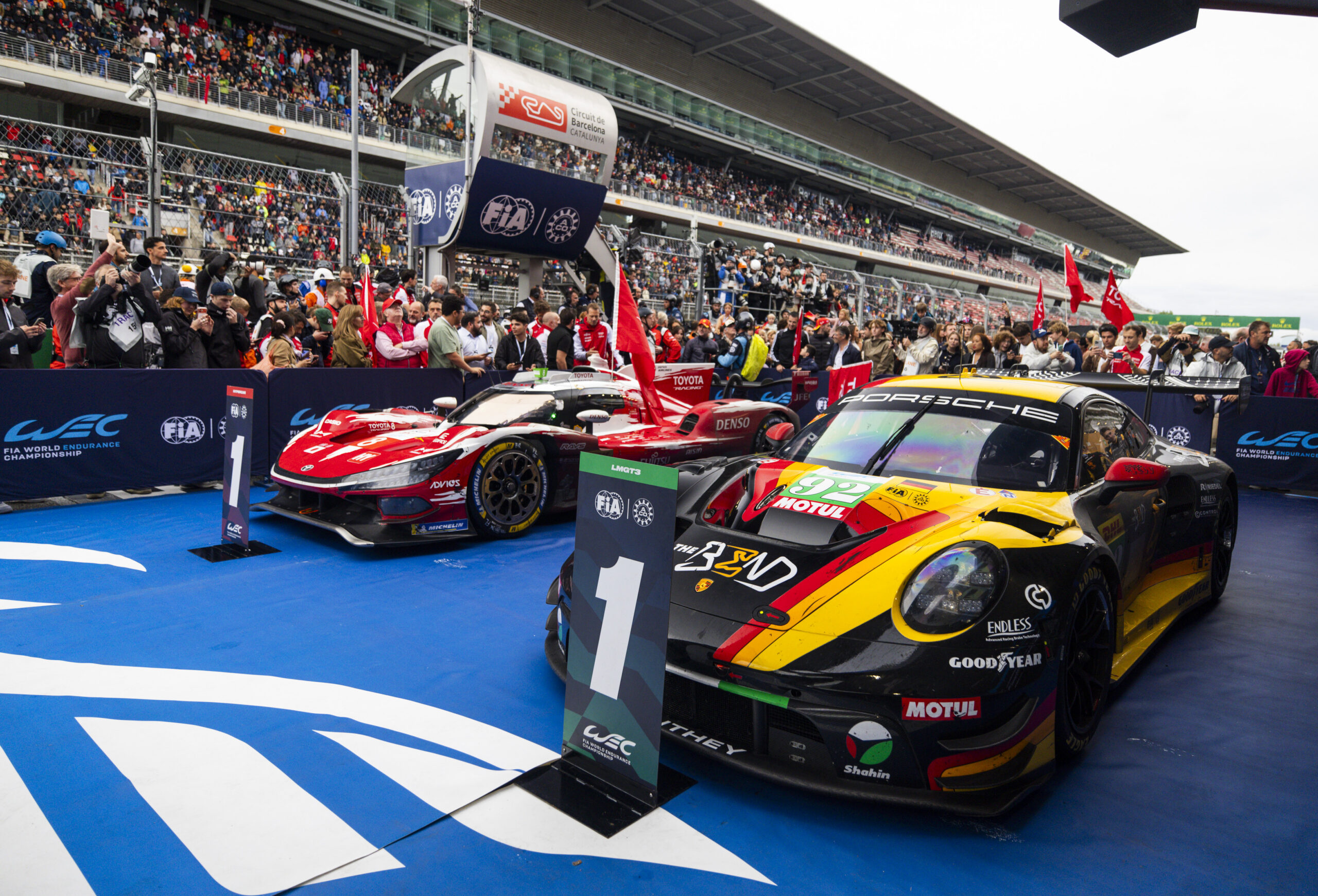 Porsche wygrywa w klasie LMGT3 rundę FIA WEC w Barcelonie (fot. FIA WEC)