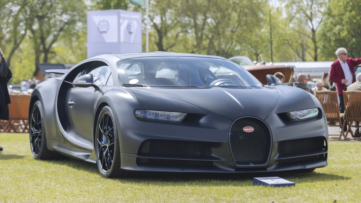 Bugatti Chiron,. którego właścicielem jest Mate Rimac, zostało skradzione (fot. Martyn Lucy / Getty Images)